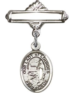 Our Lady of Lourdes Baby Badge - 9288/0730