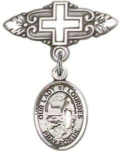 Our Lady of Lourdes Baby Badge - 9288/0731