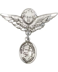Our Lady of Lourdes Baby Badge - 9288/0733