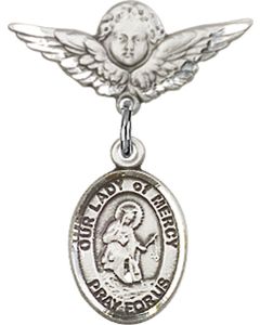 Our Lady of Mercy Baby Badge - 9289/0735