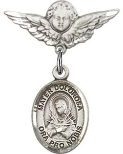 Mater Dolorosa Baby Badge - 9290/0735