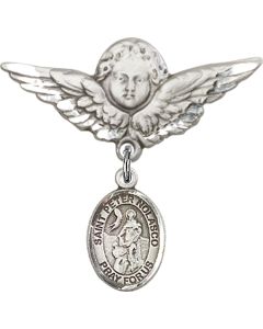 St Peter Nolasco Baby Badge - 9291/0733