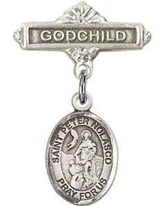 St Peter Nolasco Baby Badge - 9291/0736