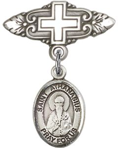 St Athanasius Baby Badge - 9296/0731
