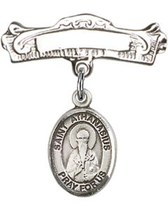 St Athanasius Baby Badge - 9296/0732