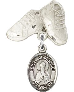 St Athanasius Baby Badge - 9296/5923
