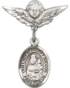 Our Lady of Prompt Succor Baby Badge - 9299/0735