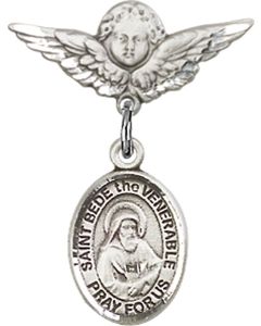 St Bede the Venerable Baby Badge - 9302/0735