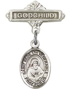 St Bede the Venerable Baby Badge - 9302/0736