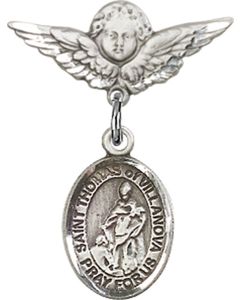 St Thomas of Villanova Baby Badge - 9304/0735