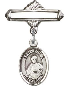 St Pius X Baby Badge - 9305/0730