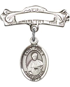 St Pius X Baby Badge - 9305/0732