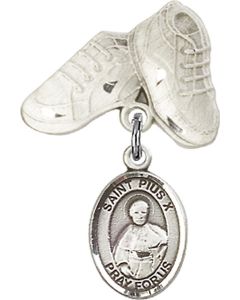 St Pius X Baby Badge - 9305/5923