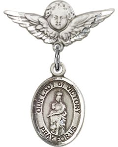 Our Lady of Victory Baby Badge - 9306/0735