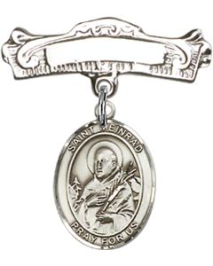 St Meinrad of Einsideln Baby Badge - 9307/0732