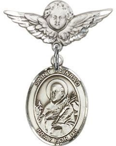 St Meinrad of Einsideln Baby Badge - 9307/0735