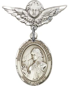 St Finnian of Clonard Baby Badge - 9308/0735