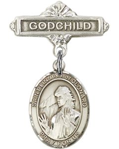 St Finnian of Clonard Baby Badge - 9308/0736
