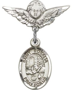 St Rosalia Baby Badge - 9309/0735