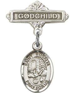 St Rosalia Baby Badge - 9309/0736