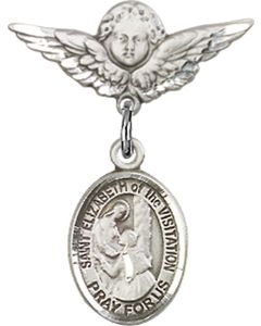 St Elizabeth of the Visitation Baby Badge - 9311/0735
