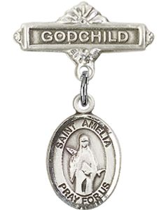 St Amelia Baby Badge - 9313/0736