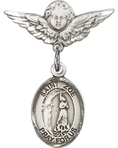 St Zoe of Rome Baby Badge - 9314/0735