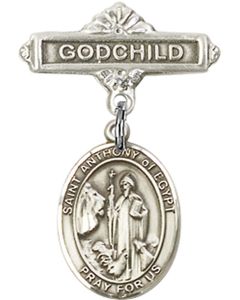 St Anthony of Egypt Baby Badge - 9317/0736