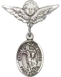 St Paul of the Cross Baby Badge - 9318/0735