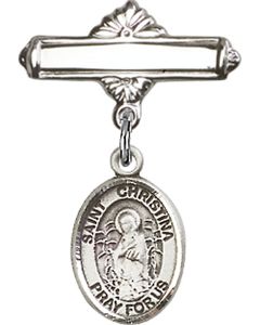 St Christina the Astonishing Baby Badge - 9320/0730