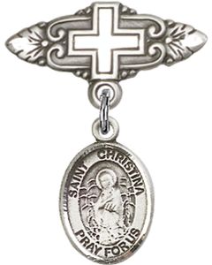 St Christina the Astonishing Baby Badge - 9320/0731