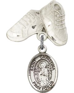 St Christina the Astonishing Baby Badge - 9320/5923