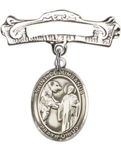St Columbanus Baby Badge - 9321/0732
