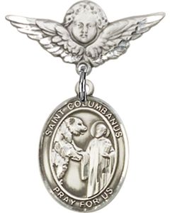St Columbanus Baby Badge - 9321/0735