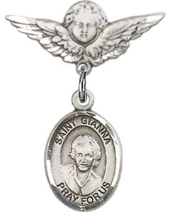 St Gianna Beretta Molla Baby Badge - 9322/0735