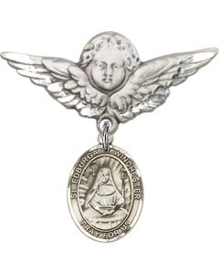 St Edburga of Winchester Baby Badge - 9324/0733