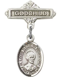 St Louis Marie de Montfort Baby Badge - 9330/0736