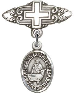 St Catherine of Sweden Baby Badge - 9336/0731