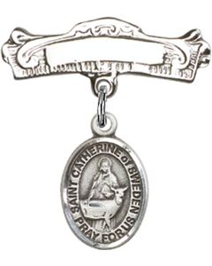 St Catherine of Sweden Baby Badge - 9336/0732