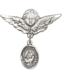 St Catherine of Sweden Baby Badge - 9336/0733
