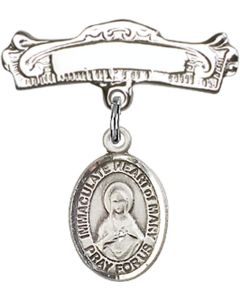 Immaculate Heart of Mary Baby Badge - 9337/0732