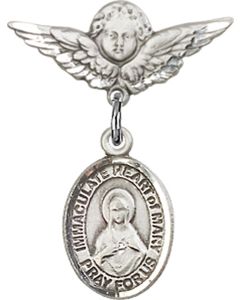 Immaculate Heart of Mary Baby Badge - 9337/0735