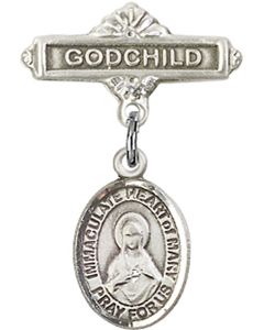 Immaculate Heart of Mary Baby Badge - 9337/0736