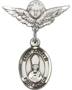 St Anselm of Canterbury Baby Badge - 9342/0735