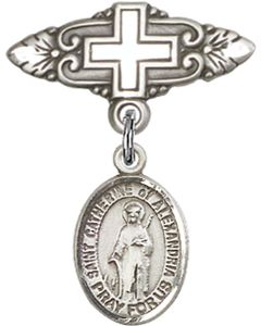 St Catherine of Alexandria Baby Badge - 9343/0731