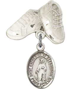 St Catherine of Alexandria Baby Badge - 9343/5923