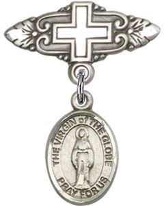 Virgin of the Globe Baby Badge - 9345/0731