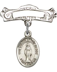 Virgin of the Globe Baby Badge - 9345/0732