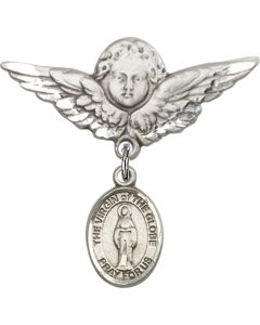 Virgin of the Globe Baby Badge - 9345/0733