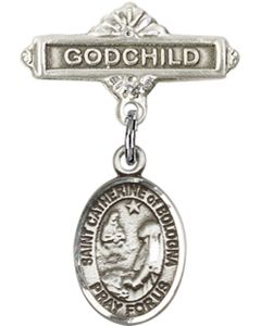 St Catherine of Bologna Baby Badge - 9354/0736